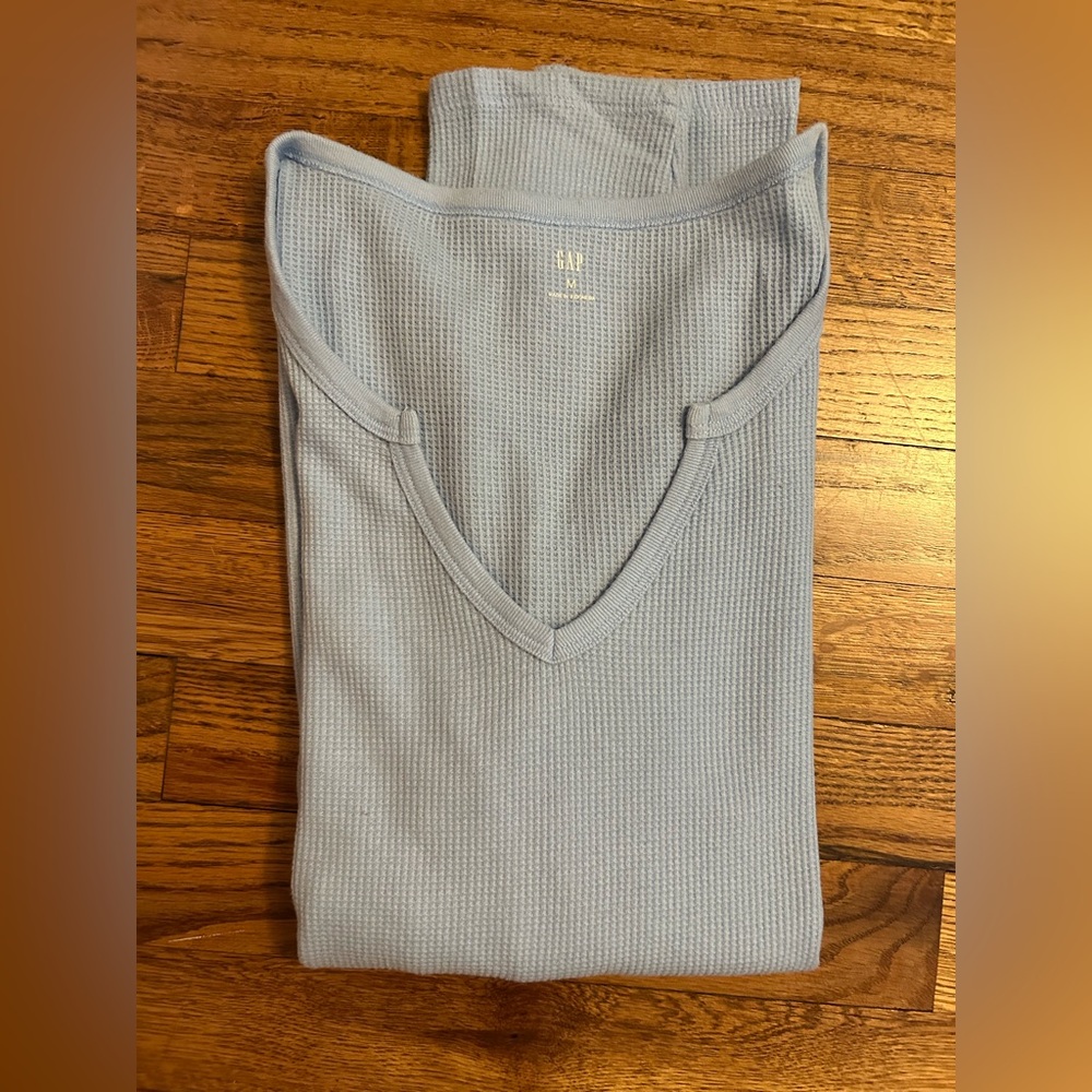 Gap Factory Fitted Waffle-Knit PJ T-Shirt (set of 2) - Picture 4 of 9